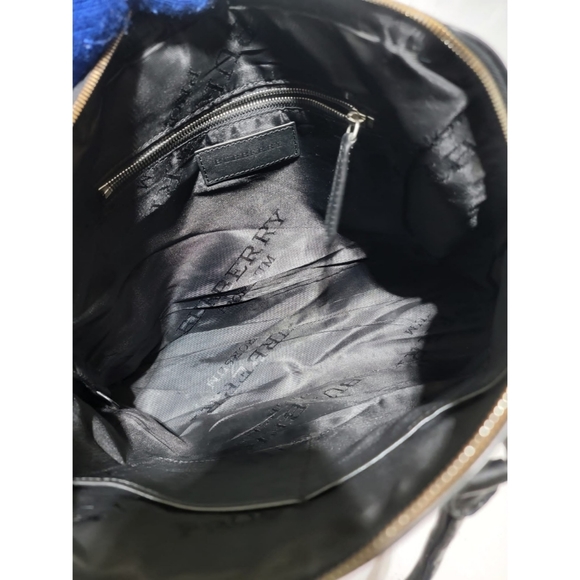 BURBERRY Hambleton London Check Briefcase Messenger Bag Blue - Picture 13 of 13